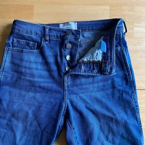 Everlane -Authentic Stretch Skinny High Rise Button Fly